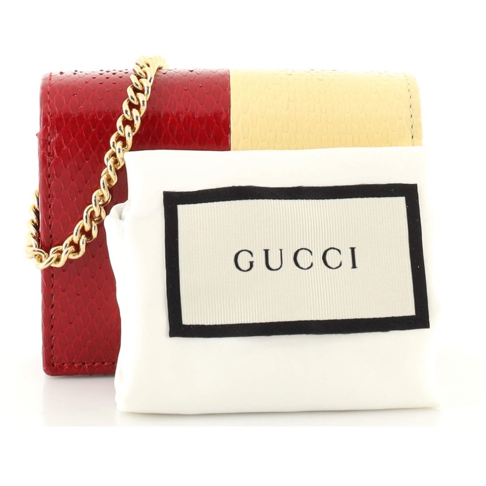 Gucci Zumi Python Wallet on Chain - Picture 3 of 7
